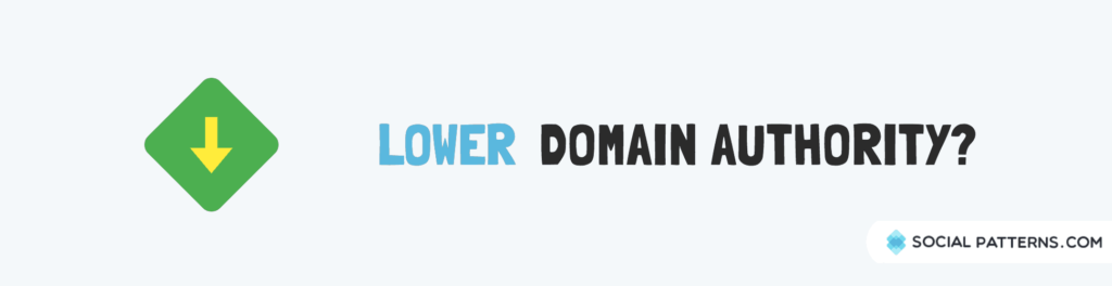 lower domain authority links